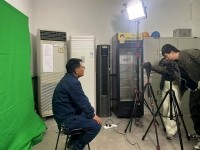 11月17日，mansion88明升外拍团队在韩城市某钢铁公司拍摄警示教育片